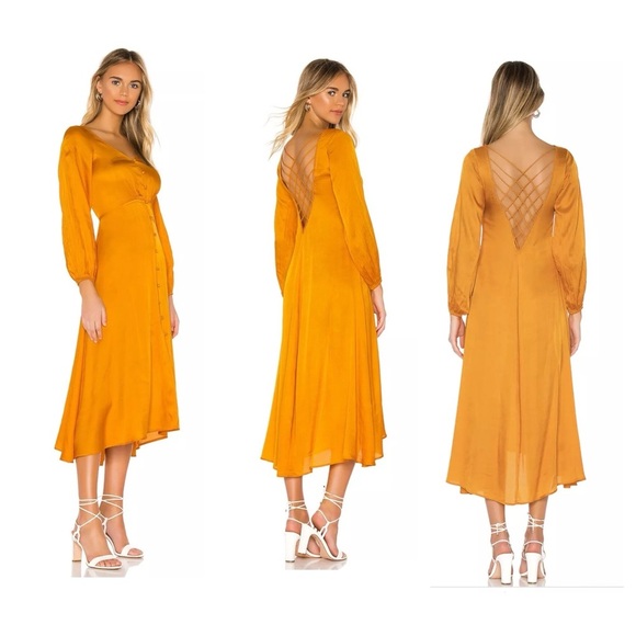 NWT Free People Later Days Midi Dress (7) - Picture 1 of 15